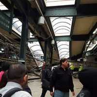 <p>Julie K. of Ridgewood said she was at the station when the crash occurred.</p>