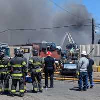 Crews Battle Massive Junkyard Fire In Southwest Philadelphia