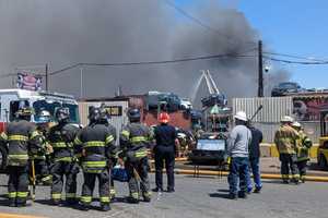 Crews Battle Massive Junkyard Fire In Southwest Philadelphia