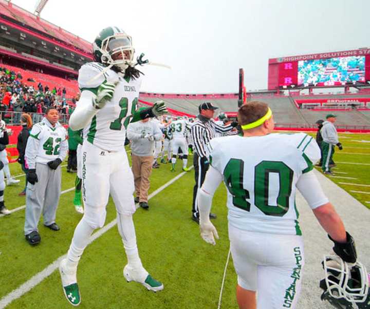 Kareem Walker at DePaul&#x27;s 40-17 state championship victory over St. John Vianney.