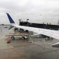 Passenger Bridge Wheel Rolls Over Worker's Leg At Newark Airport