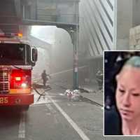 <p>Police say the woman pictured set fire to a clothing store on Kensington Avenue in Philadelphia.</p>