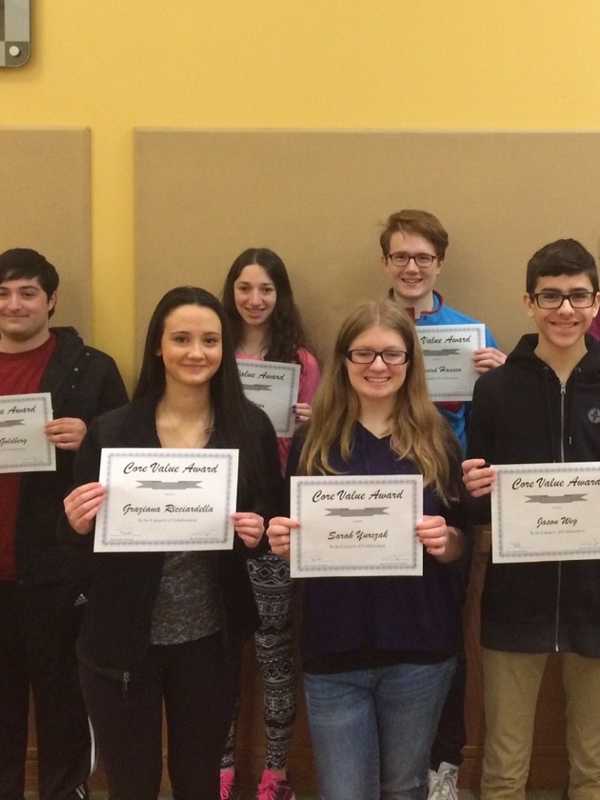 16 Irvington Students Receive Awards For Collaboration In February