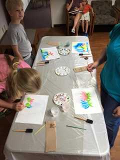 Palisades Park Library Organizes New Watercolor Class