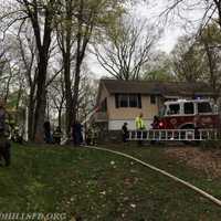 <p>A car fire swiftly spread to a Mount Kisco home that was under renovation.</p>