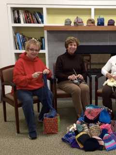 Darien Knitting Club Donates Items To Those In Need