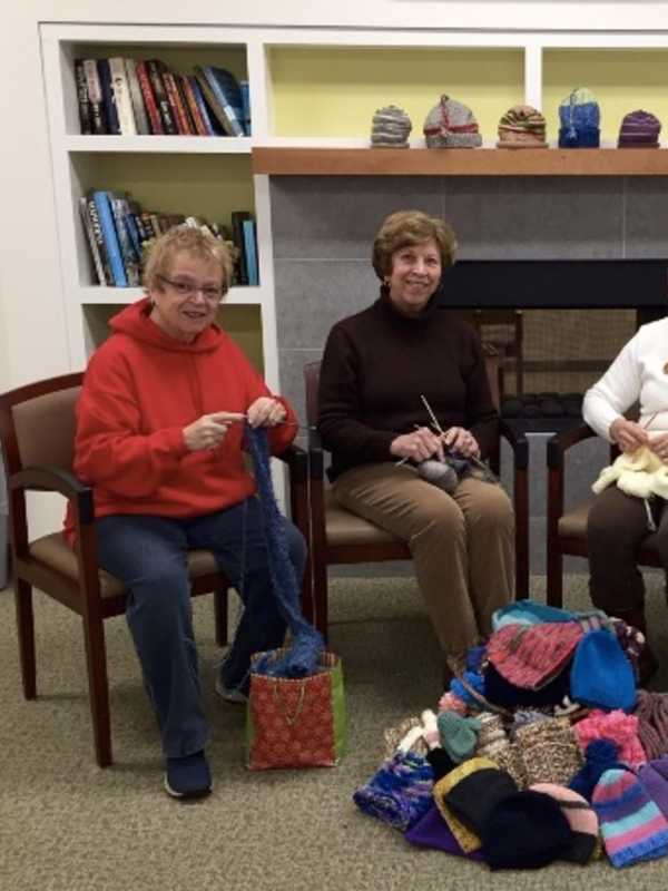 Darien Knitting Club Donates Items To Those In Need