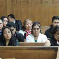 <p>Sandra Munoz-Molina&#x27;s loved ones in the Hackensack courtroom today.</p>