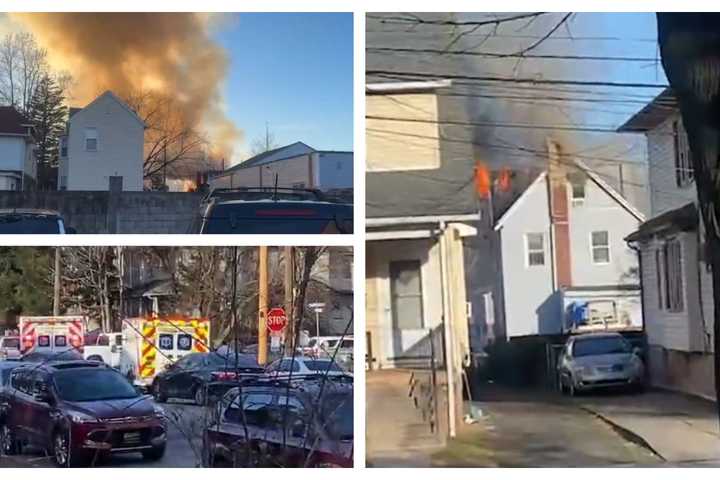 Two Officers Shot As House Fire Rages In East Lansdowne: Reports (UPDATED)