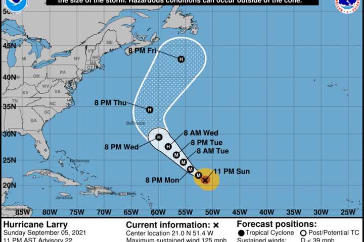 'Lumbering' Larry Looks Like He'll Be Losing Steam, Hurricane Center Reports