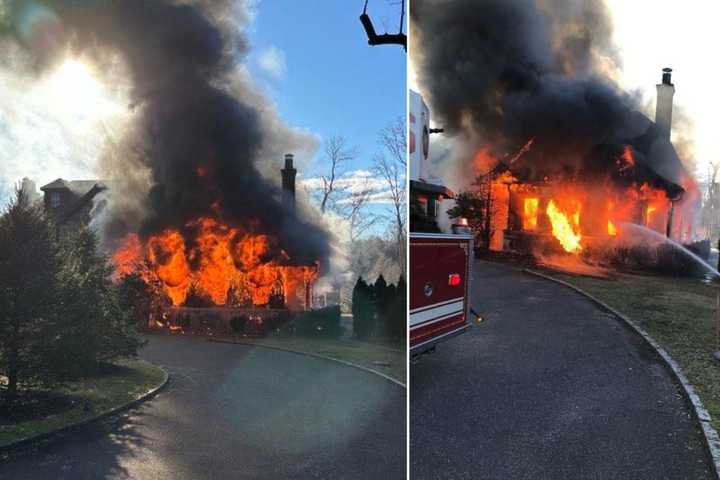 Hundreds Fight Massive Blaze At Lattingtown Home: Police