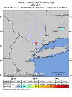 Small Earthquake Reported In Westchester