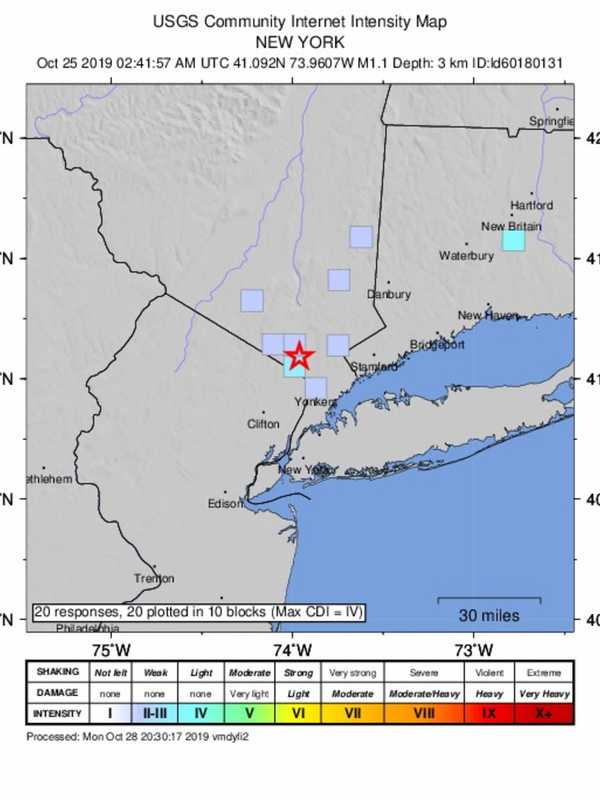 New Earthquake Reported In Hudson Valley