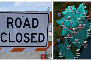 High Winds Close Roads, Knock Out Power Across Southeastern PA