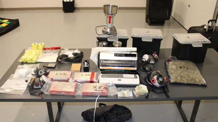 Evidence seized in the Aug. 26 Allentown raid.