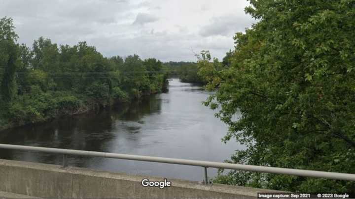 The Lehigh River from Freemansburg Bridge