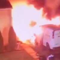 VIDEO: Long Branch Blaze Damages Vehicles, Homes, Injures Firefighter