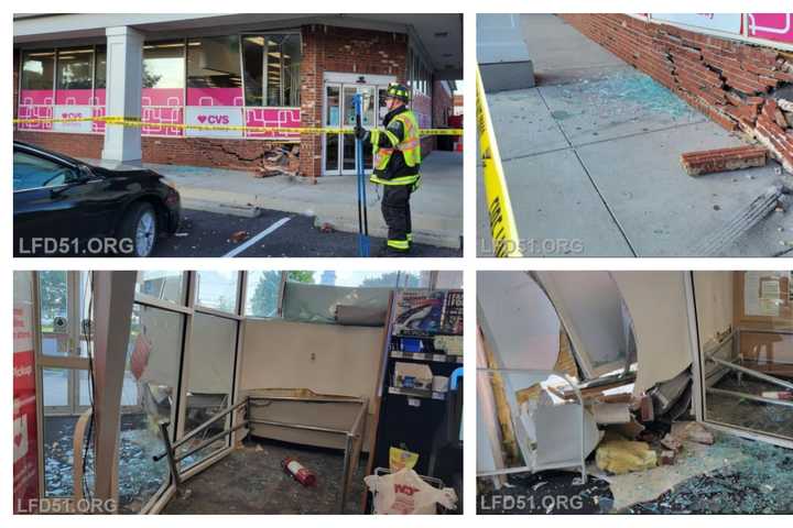 Car Crashes Into CVS In Montgomery County