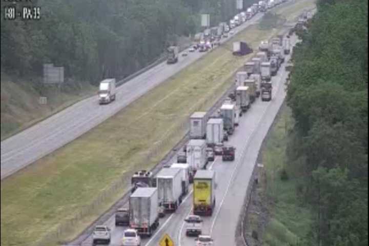 Accident On I-81 Slows Traffic Nearly To A Halt In Dauphin County