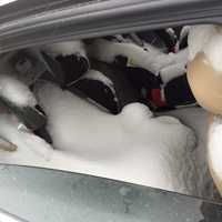 <p>Open car window = covered car seats</p>