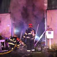 <p>At the Lodi fire on Main Street Thursday night.</p>