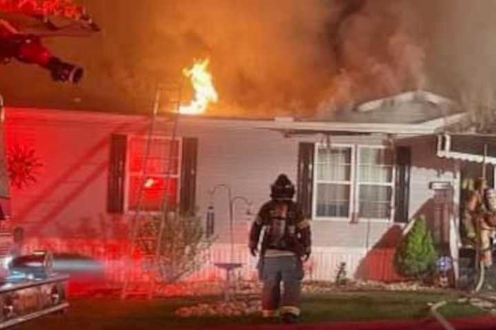 Bucks Fire Crews Beat Back Early Morning Blaze At Mobile Home Park