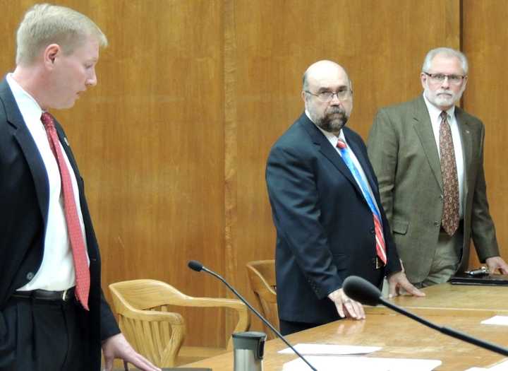 Assistant Bergen County Prosecutor Brian Lynch, defense attorney Salvatore Bellomo, Alan “Dr. Al” Lupinacci