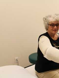 Breast Cancer Survivor Gets Lymphedema Therapy At Putnam Hospital Center