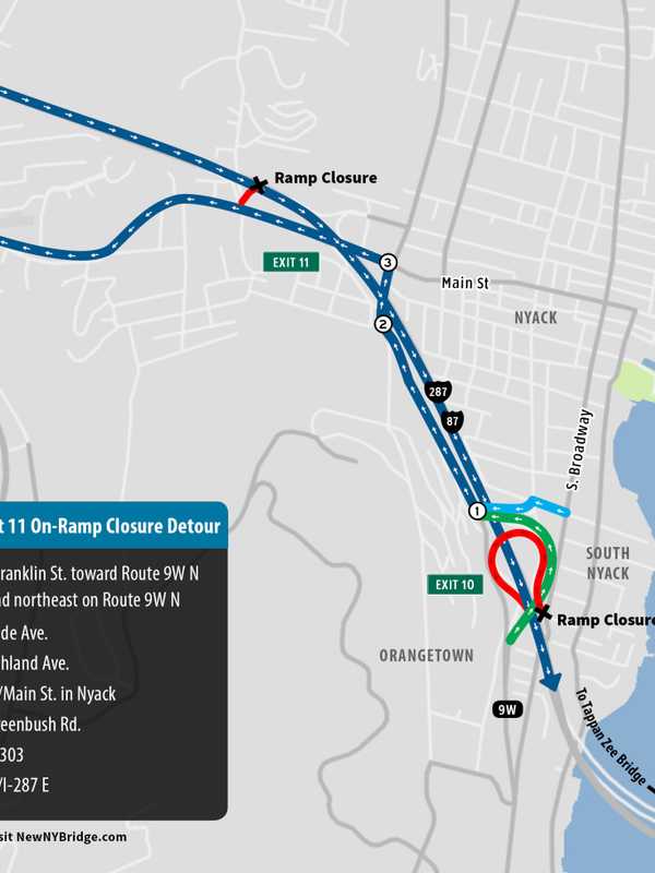 Work Continues In Nyack On Bridge All-Electronic Tolling Facility