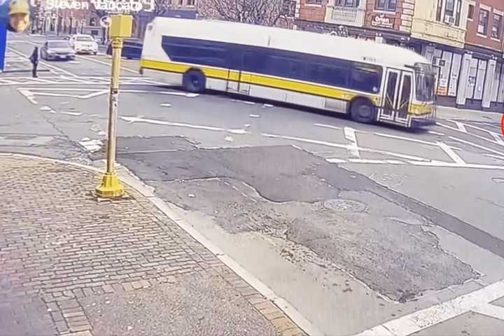 (VIDEO) MBTA Bus Hits 71-Year-Old Woman In Chelsea