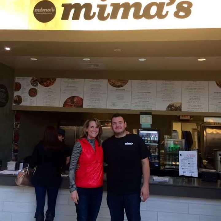 Megan Searfoss, left, of Ridgefield Running Company and Rob Atkinson, owner of Mima&#x27;s Meatballs and More, are sponsoring the Meatball Mile race at the Danbury Fair Mall on Sunday, Nov. 22. 