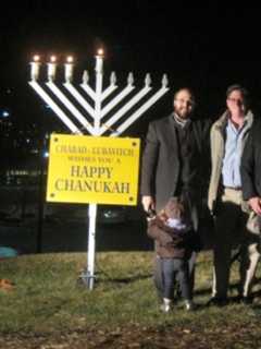 Franklin Lakes Lights Menorah At Community Event