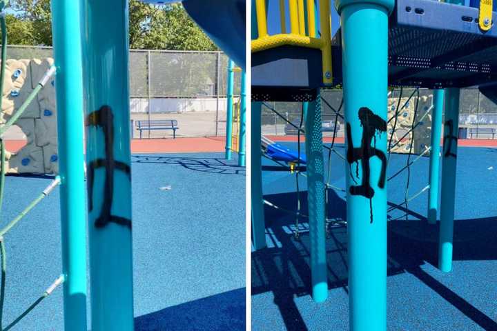 A second teenage boy was nabbed in relation to antisemitic graffiti found at an elementary school playground, police announced.