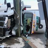 Rush-Hour Routes To GWB Jammed After Tractor-Trailer, Dump Truck Collide