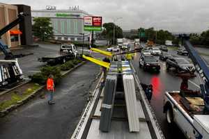 Tractor-Trailer Marble Load Shifts, Thickens Traffic On GWB Approach