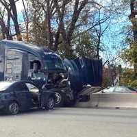 Tractor-Trailer Crash Temporarily Closes Route 17 Stretch