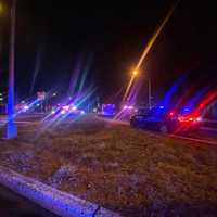 <p>Responders at the scene of the crash off southbound Route 17 in Waldwick late Friday, Jan. 13.</p>