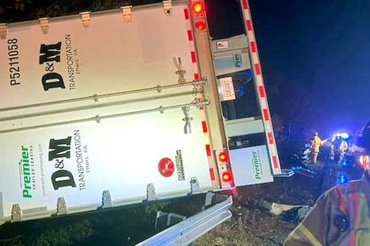 SERIOUSLY: AGAIN? Another Tractor-Trailer Crashes On Treacherous Stretch Of Route 287