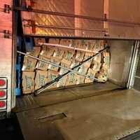 <p>Lettuce get that offloaded following the crash on eastbound Route 80 in Hackensack.</p>