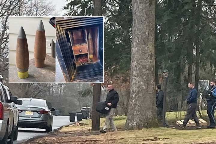 Artillery Shells Found In Vacant Bergen County Home