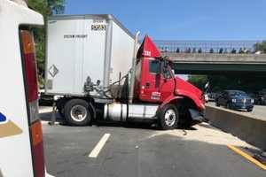 PHOTOS: Route 80 Tied Up For Hours By Multi-Vehicle Crash, Fuel Spill