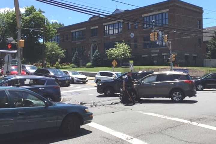 SUVs Collide In Bogota