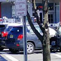 <p>The vehicles collided late Monday morning at Rochelle Avenue and Passaic Street in Rochelle Park.</p>