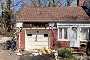 Cresskill Crash Ignites House Fire