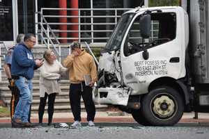 Box Truck, SUV Collide In Fair Lawn