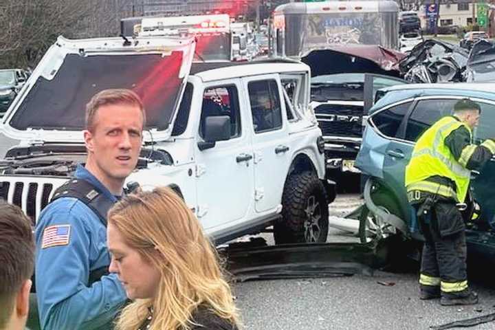 Corpse Pops Out Of Hearse, Horse In Trailer OK In North Jersey Crash