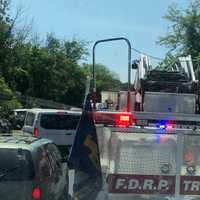 <p>Ridgefield Park firefighters were among the responders.</p>