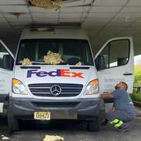 FedEx Van Gets Wedged Under Glen Rock Building: Guess How They Got It Out