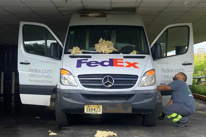FedEx Van Gets Wedged Under Glen Rock Building: Guess How They Got It Out