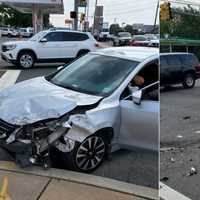 Driver, Police Officer Hospitalized After Route 46 Crash